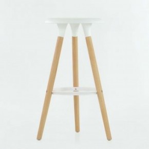 Барный стул Barneo N-19 Modern интерьерный белый в Ишиме - ishim.mebel-74.com | фото