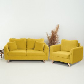 Комплект мягкой мебели 6134+6135 (диван+кресло) в Ишиме - ishim.mebel-74.com | фото