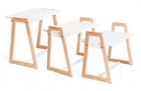 Детский растущий стол 3в1 (стол+парта+мольберт) Я САМ "Лофт" (Белый) в Ишиме - ishim.mebel-74.com | фото