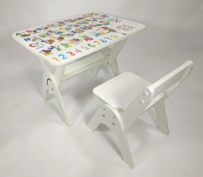 Детский растущий стол-парта и стул Я САМ "Умка" (Алфавит) в Ишиме - ishim.mebel-74.com | фото