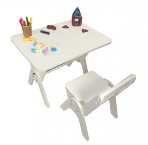 Детский растущий стол-парта и стул Я САМ "Умка" (Белый) в Ишиме - ishim.mebel-74.com | фото