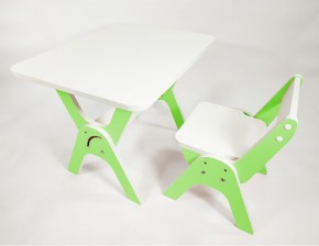 Детский растущий стол-парта и стул Я САМ "Умка" (Зеленый) в Ишиме - ishim.mebel-74.com | фото