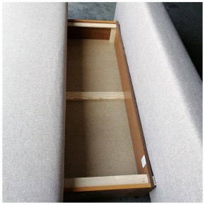 Диван-кровать Комфорт без подлокотников BALTIC BITTER (2 подушки) в Ишиме - ishim.mebel-74.com | фото