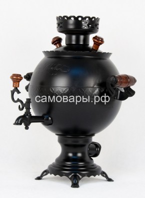 Электрический самовар "Черный Русский" матовый шар на 3 литра. Ограниченная серия. в Ишиме - ishim.mebel-74.com | фото