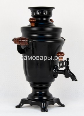 Электрический самовар "Черный Русский" матовый тюльпан на 1,5 литра. Ограниченная серия. в Ишиме - ishim.mebel-74.com | фото