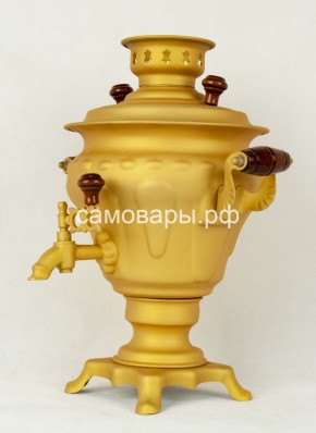 Электрический самовар "Русское золото" матовая груша на 2 литра (Ограниченная серия) в Ишиме - ishim.mebel-74.com | фото