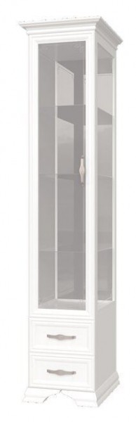 ГРАЦИЯ Шкаф с витриной 1 дв. 3 стекла в Ишиме - ishim.mebel-74.com | фото