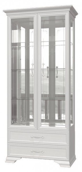 ГРАЦИЯ Шкаф с витриной 2 дв. 4 стекла в Ишиме - ishim.mebel-74.com | фото