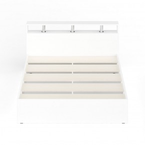 Камелия Кровать 1600, цвет белый, ШхГхВ 163,5х217х78,2 см., сп.м. 1600х2000 мм., без матраса, основание есть в Ишиме - ishim.mebel-74.com | фото