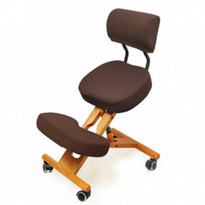 Коленный стул со спинкой Smartstool KW02В + Чехлы в Ишиме - ishim.mebel-74.com | фото