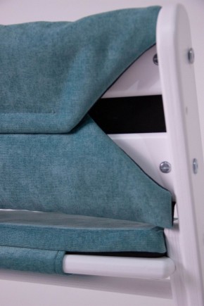 Комплект растущий стул и подушки Конёк Горбунёк Комфорт  (Бело-сиреневый, Волна) в Ишиме - ishim.mebel-74.com | фото