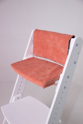 Комплект растущий стул и подушки Конёк Горбунёк Комфорт  (Белый, Терракота) в Ишиме - ishim.mebel-74.com | фото
