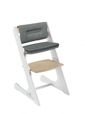 Комплект растущий стул и подушки Конёк Горбунёк Комфорт  (Лофт-1, Графит) в Ишиме - ishim.mebel-74.com | фото