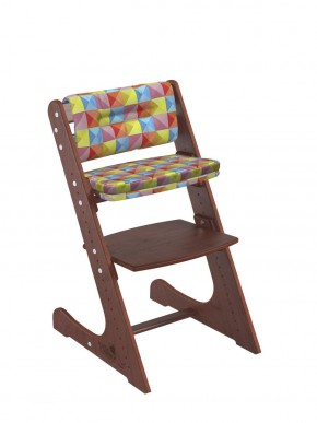 Комплект растущий стул и подушки Конёк Горбунёк Комфорт  (Тик, Арлекино лето) в Ишиме - ishim.mebel-74.com | фото