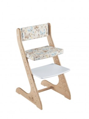 Комплект растущий стул и подушки Конёк Горбунёк Стандарт (Лофт-2, Бабочки) в Ишиме - ishim.mebel-74.com | фото