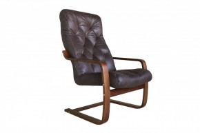 Кресло для отдыха (пружинка) Магнат 102-З-Ш замша ШОКОЛАД в Ишиме - ishim.mebel-74.com | фото