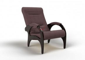 Кресло для отдыха Римини 19-Т-КМ (ткань/венге) КОФЕ С МОЛОКОМ в Ишиме - ishim.mebel-74.com | фото