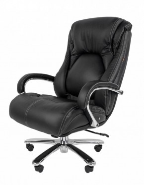 Кресло для руководителя CHAIRMAN 402 (Кожа) Черное в Ишиме - ishim.mebel-74.com | фото