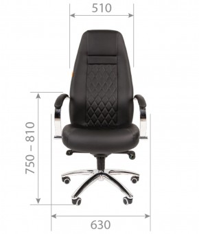 Кресло для руководителя CHAIRMAN 950 (Экокожа) Черное в Ишиме - ishim.mebel-74.com | фото