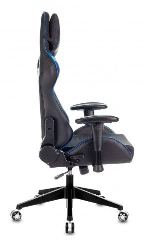 Кресло игровое Бюрократ VIKING 4 AERO BLUE черный/синий в Ишиме - ishim.mebel-74.com | фото