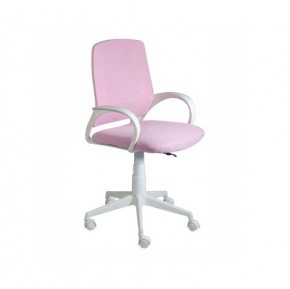 Кресло Ирис White сетка/ткань розовая в Ишиме - ishim.mebel-74.com | фото