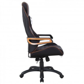 Кресло компьютерное BRABIX Techno Pro GM-003 (ткань черное/серое, вставки оранжевые) 531813 в Ишиме - ishim.mebel-74.com | фото