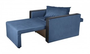 Кресло-кровать Милена с подлокотниками (синий) Велюр в Ишиме - ishim.mebel-74.com | фото