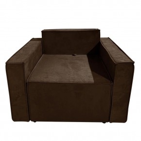 Кресло-кровать Принц КК1-ВК (велюр коричневый) в Ишиме - ishim.mebel-74.com | фото