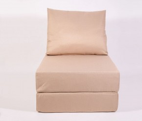 Кресло-кровать-пуф бескаркасное Прайм (Бежевый песочный) в Ишиме - ishim.mebel-74.com | фото