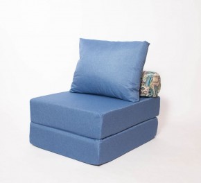Кресло-кровать-пуф бескаркасное Прайм (Деним) в Ишиме - ishim.mebel-74.com | фото
