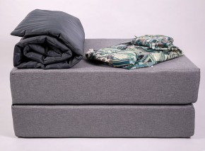 Кресло-кровать-пуф бескаркасное Прайм (мехико серый-графит) в Ишиме - ishim.mebel-74.com | фото