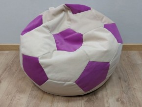 Кресло-мешок Мяч M (Nice Vanilla-Shaggy Fuchsia) в Ишиме - ishim.mebel-74.com | фото