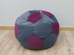 Кресло-мешок Мяч S (Shaggy Grafit-Shaggy Wine) в Ишиме - ishim.mebel-74.com | фото