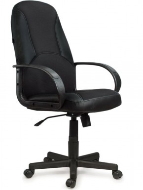 Кресло офисное BRABIX "City EX-512" (кожзам черный, ткань черная) 531407 в Ишиме - ishim.mebel-74.com | фото