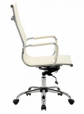 Кресло офисное BRABIX "Energy EX-509" (экокожа, хром, бежевое) 531166 в Ишиме - ishim.mebel-74.com | фото