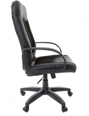 Кресло офисное BRABIX "Strike EX-525" (экокожа черная, ткань черная) 531381 в Ишиме - ishim.mebel-74.com | фото