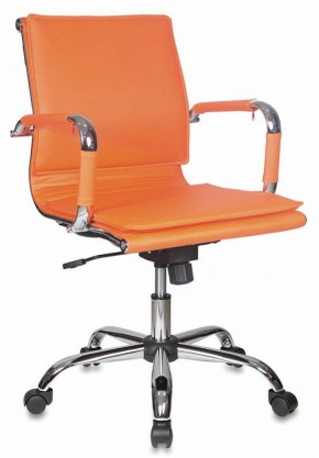 Кресло руководителя Бюрократ CH-993-LOW/ORANGE оранжевый в Ишиме - ishim.mebel-74.com | фото