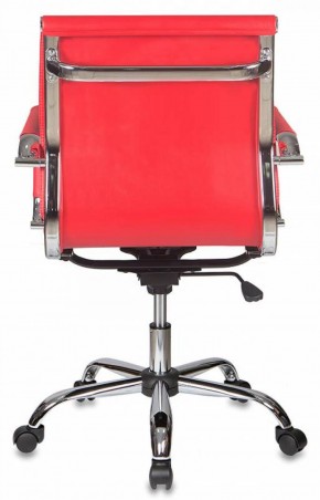 Кресло руководителя Бюрократ CH-993-LOW/RED красный в Ишиме - ishim.mebel-74.com | фото
