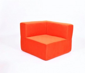 Кресло-угловое-модуль бескаркасное Тетрис 30 (Оранжевый) в Ишиме - ishim.mebel-74.com | фото