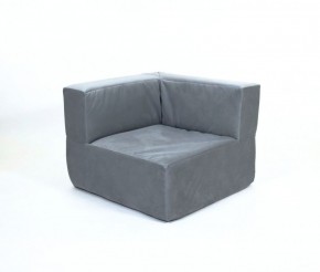 Кресло-угловое-модуль бескаркасное Тетрис 30 (Серый) в Ишиме - ishim.mebel-74.com | фото