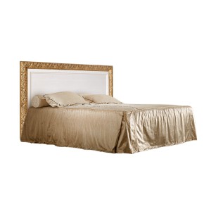 Кровать 2-х спальная (1,4 м)Тиффани штрих-лак/золото с подъемным механизмом (ТФКР140-2[7]) в Ишиме - ishim.mebel-74.com | фото