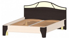 ВЕРОНА Кровать 1400 с основанием (Венге/Анкор светлый) в Ишиме - ishim.mebel-74.com | фото