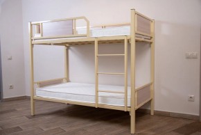 Кровать 2-х ярусная "Лео" (900*1900) *без вставок ЛДСП в Ишиме - ishim.mebel-74.com | фото