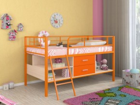 Кровать-чердак Севилья-Я-Мини (Оранжевый) в Ишиме - ishim.mebel-74.com | фото