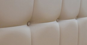 Кровать двойная Хлоя 160 + ортопед + ПМ + дно (арт. Пегасо капучино к/з (бежево-коричневый)) в Ишиме - ishim.mebel-74.com | фото