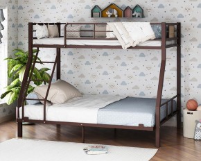 Кровать двухъярусная "Гранада-1 140" Коричневый в Ишиме - ishim.mebel-74.com | фото