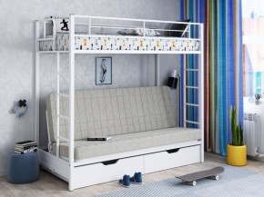 Кровать двухъярусная с диваном "Мадлен-ЯЯ" с ящиками в Ишиме - ishim.mebel-74.com | фото