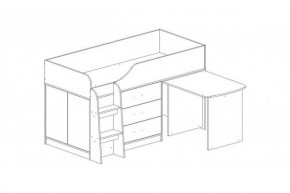 КАПРИЗ-5 Кровать 800 двухъярусная с рисунком "Виг-вам" в Ишиме - ishim.mebel-74.com | фото