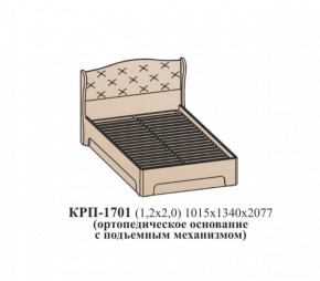 Кровать ЭЙМИ с подъемным механизмом КРП-1701 (1200х2000) Венге/патина серебро в Ишиме - ishim.mebel-74.com | фото