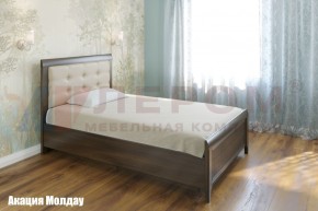 Кровать КР-1031 с мягким изголовьем в Ишиме - ishim.mebel-74.com | фото
